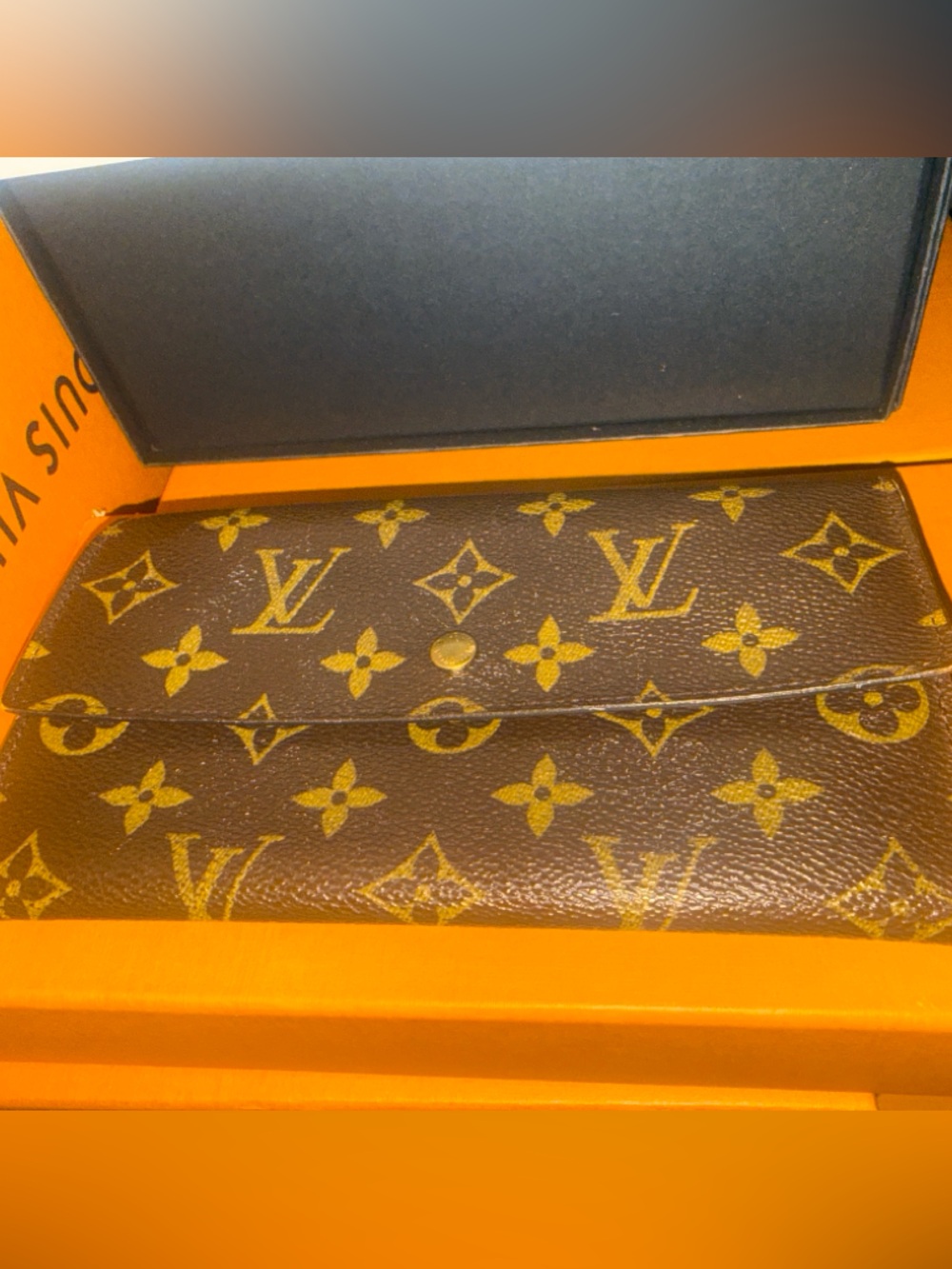 Brown Sarah 
Louis Vuitton Monogram 
100% AUNTHENTIC